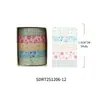 Fita Washi Bobo Gummy Series Embalada com Caixa 5 Rolos para Journaling DIY, Materiais de Diário, Adesivos Decorativos para Colagem