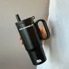 Taza isotérmica de acero inoxidable 316 muy elegante y atractiva, taza de hielo gigante con gran capacidad y asa, adecuada para uso en automóvil