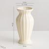 Vaso de cerâmica Shumen simples decorativo para flores secas arranjo de flores sala de estar decoração de mesa corredor decoração moderna vaso de flores