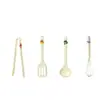 Juego de Utensilios de Silicona de Grado Alimenticio para Hornear en Casa, Espátula Resistente a Altas Temperaturas, Cuchara para Sopa, Batidor de Huevos, Pinzas para Alimentos, Adecuado para Uso de Madres y Bebés