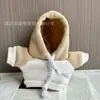 Sudadera de Peluche con Colgante de Oso para el Perro Personaje Labubu, Accesorios para Muñeco Juguete de 15 cm y Ropa para Muñeco