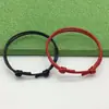 Pulsera Simple para Pareja Moda Coreana Pulsera de Moda Estudiante Cuero Genuino Pulsera para Pareja Pulsera de Cuerda Roja para Pareja Joyería