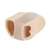 Separador de Dedos para Juanetes, Solapamiento del Hueso del Dedo Gordo del Pie, Separador de Dedos para Hombres y Mujeres, Corrector de Dedos de Fibra con Doble Agujero