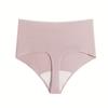 Ropa interior sexy para mujer de algodón puro con entrepierna antibacteriana, cintura alta que contrae el abdomen, tanga sin costuras sexy para mujer de seda de hielo de una pieza talla extra