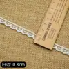 Renda Fina Branca Ondulada para Acabamento Renda de Malha de Nylon para Acabamento Roupas de Boneca Roupas Infantis Roupas de Animal de Estimação Roupas Feitas à Mão DIY