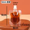 Bolsas Transparentes de Grado Alimenticio con Boquilla para Medicina, Bolsas para Medicina Herbal, Bolsas para Sopa de Ciruela Ácida, Bolsas para Bebidas, Bolsas con Boquilla para Jugos y Leche de Soya