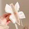Pinza grande para el pelo estilo coreano para mujer, pinza banana para coleta alta, suave y elegante, lindo accesorio para el cabello