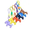 Huayang Tiene Inmediatamente Lanyard para Teléfono de Cartera Versátil Cuero Caballo Pequeño Coche Llavero Colgante Accesorios de Equipaje Exquisito