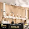 Colgador de Ropa para Colgar en la Puerta, Estante de Almacenamiento de Ropa sin Taladro, Colgador Tipo Trasera de Puerta, Colgador de Abrigos y Sombreros para Montar en la Pared