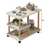Mesa Lateral Móvel Sala de Estar Simples Sofá Lateral Pequena Mesa de Café Espaço Prateleira de Armazenamento Multifuncional Mesa de Cabeceira Mesa Lateral