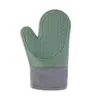Guantes Antiescaldaduras de Dos y Cinco Dedos, Silicona Gruesa y Aislante del Calor, Diseñados Especialmente para Hornos de Cocina, Resistentes a Altas Temperaturas, Antideslizantes, Adecuados para Hornear en Microondas