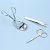 Conjunto de Três Peças Curvador de Cílios, Curvador de Cílios de Aço Carbono, Curvador de Sobrancelhas, Curvador de Cílios Girassol, Ferramenta de Curvatura Natural, Curvador de Cílios de Ângulo Amplo