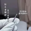Herramienta para decoración de uñas, anillo doble, mini cabezal pulidor estilo ruso para eliminación de uñas y pretratamiento, tamaño de bolsillo para eliminar piel muerta