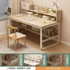 Mesa de Computador Quarto Mesa de Estudo em Casa Mesa de Estudo para Estudante Mesa Simples para Escrever Mesa com Estante Integrada Mesa de Escritório Minimalista