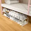 Estante de Almacenamiento de Gran Capacidad para el Hogar Estante Extensible para Zapatos Tablero de Almacenamiento Debajo del Zapatero Zapatos de Viaje Zapatos Deportivos Estante de Almacenamiento por Capas