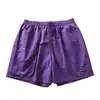 Shorts casuais funcionais simples de verão, leves e folgados, para esportes ao ar livre, calças de secagem rápida para homens e mulheres, shorts de praia, calças de comprimento 3/4