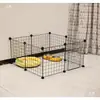 Ensamblaje de panel de malla jaula para mascotas erizo cobaya recinto para cachorros jaula para gatos jaula de hierro recinto para perros pequeños conejos