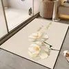 2026 Tejido de Tecnología Fresca Alfombra Suave para Piso Alfombra Baño Tocador Entrada Absorbente de Agua Antideslizante Felpudo