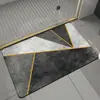 Tapete de Chão de Terra de Diatomáceas, Luxo Leve, Absorvente de Água, Secagem Rápida, Antiderrapante, Resistente à Sujeira, Fácil de Manter, Capacho para Entrada de Casa e Banheiro