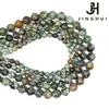 Jinghui DIY Accesorios de Cuentas Hechos a Mano Cuentas Redondas de Pino Africano Natural 6m-10m Cuentas Pequeñas Hechas a Mano Semiacabado Cristal