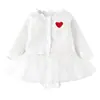 Conjunto de Vestido para Niña Primavera y Otoño Chaleco sin Mangas para Recién Nacido Vestido Top Conjunto de Dos Piezas Vestido de Bebé Falda Tutú