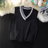 Chaleco de punto de moda para hombre, versátil, estilo preppy, corte holgado, casual, sin mangas, adecuado para parejas, p2025, estilo de moda para hombre