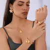 Moda Transfronteriza Más Vendido Collar Sencillo con Colgante de Flor Estilo Metálico Europeo y Americano Cadena para Clavícula de Lujo Ligero Conjunto de Joyería Versátil