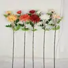Dália Artificial de Luxo Leve Flor Artificial Casamento Decoração de Casa e Escritório 2 Galhos Flor Falsa Buquê de Flores Artificiais Flor Artificial Transfronteiriça