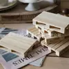 Posavasos de madera maciza personalizados transfronterizos, alfombrillas aislantes del calor, alfombrillas antiescaldado, manteles individuales, accesorios para fotos, posavasos de madera, bandejas, bandejas base decorativas