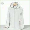 UPF50 Verano Anti-ultravioleta Transpirable Seda de Hielo Exterior Gorra Desmontable Abrigo Solar Holgado Traje Elástico