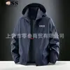 Jaqueta ao ar livre estilo montanha masculina para primavera e outono, casaco de trabalho, corta-vento leve esportivo casual masculino de comércio exterior