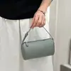 Bolsa de Almofada Simples Portátil Personalizada pelo Fabricante Bolsa de Mão Versátil na Moda Bolsa de Couro Genuíno para Canetas Transfronteiriça Atacado para Mulheres