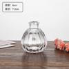 Juego de Jarrones de Vidrio Transparente de Lujo Ligero con un Toque de Alta Gama para Arreglos Florales, Jarrón de Vidrio Hidropónico Decoración de Escritorio