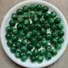 Contas Redondas Acrílicas Perfuradas Coloridas 12mm Transfronteiriças Europeias e Americanas Contas Soltas Corrente de Celular DIY Colar Pulseira Acessórios de Joias