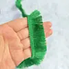 Encaje de Borla de Poliéster de Color de 2.5cm Crin de Caballo DIY Cabeza de Tigre Zapatos Pendientes Hilo de Bordar Borlas Accesorios de Ropa