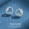 Pendientes de alta calidad para mujer, otoño e invierno, plata de ley 2022, nuevos pendientes de temperamento con diseño de nicho de moda.