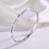 Pulsera de Acero Inoxidable para Mujer, Pulsera de Cielo Estrellado de Alta Gama, Pulsera de Acero de Titanio con Diamantes Completos a la Moda, Joyería que No se Desvanece al por Mayor