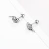 Estilo Coreano Nueva Moda Dedo Acero de Titanio Gama Alta Pendientes para Mujer Venta Caliente Transfronteriza Ebay Punk Alternativo Pendientes para Hombre