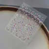Pegatinas para Uñas con Diseño de Corazón Starburst Coloridas Gelatina Dorado Foil Pegatinas para Uñas Europeas y Americanas Más Vendidas Decoraciones para Uñas Portátiles Venta al por Mayor