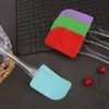 Ferramentas de cozimento raspador grande raspador de silicone raspador para bolo creme de sódio espátula espátula agitando raspador