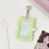 Hisocute Original Tarjetero para Perseguir Estrellas Funda para Exhibición de Polaroid de Tres Pulgadas Colgante Tarjeta de Estudiante de Campus Tarjeta de Comida Funda Protectora