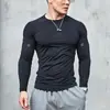 Body de Baloncesto de Secado Rápido para Hombre, Ropa Deportiva de Fitness, Entrenamiento Base, Juego al Aire Libre, Transpirable, de Manga Larga, Compresión