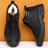 Sapatos de algodão de inverno Sapatos de algodão de cano alto Sapatos masculinos novos e grossos Sapatos quentes Sapatos casuais de algodão Botas de neve masculinas à prova de frio