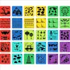 Plantilla hueca para pintar animales con patrón de flores transfronterizo, plantilla de aerosol para dibujar DIY para niños, herramientas de pintura de graffiti