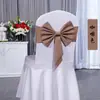 Funda Elástica Floral para Silla sin Atar con Lazo, Universal Engrosada para Hotel Banquete Boda