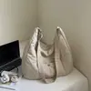 Bolso Cruzado de Gran Capacidad Color Sólido para Mujer 2025 Nuevo Ins Simple para el Trabajo Bolso de Hombro Versátil Bolso Tote Casual