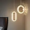 Lámpara Colgante Pequeña de Lujo Ligero de Moda para Mesita de Noche, Barra de Bar, Recepción, Pasillo, Entrada, Luz Decorativa, Comedor, Dormitorio, Aplique de Pared