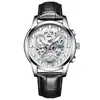 Reloj Fenzun para Hombre Automático Hueco de Moda Cuarzo Estudiante Impermeable Luminoso Moda Transfronterizo Reloj para Hombre