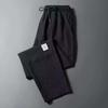 Pantalones rectos deportivos diarios para hombre 2025 Pantalones casuales cortos de moda de verano estilo coreano Cintura con cordón y trabillas Pantalones de hombre