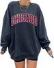 Moletom Oversized Feminino Langwyqu Los Angeles Califórnia